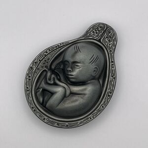 Vintage Parke-Davis Tabron Fetus in Womb Medical Oddity Paperweight